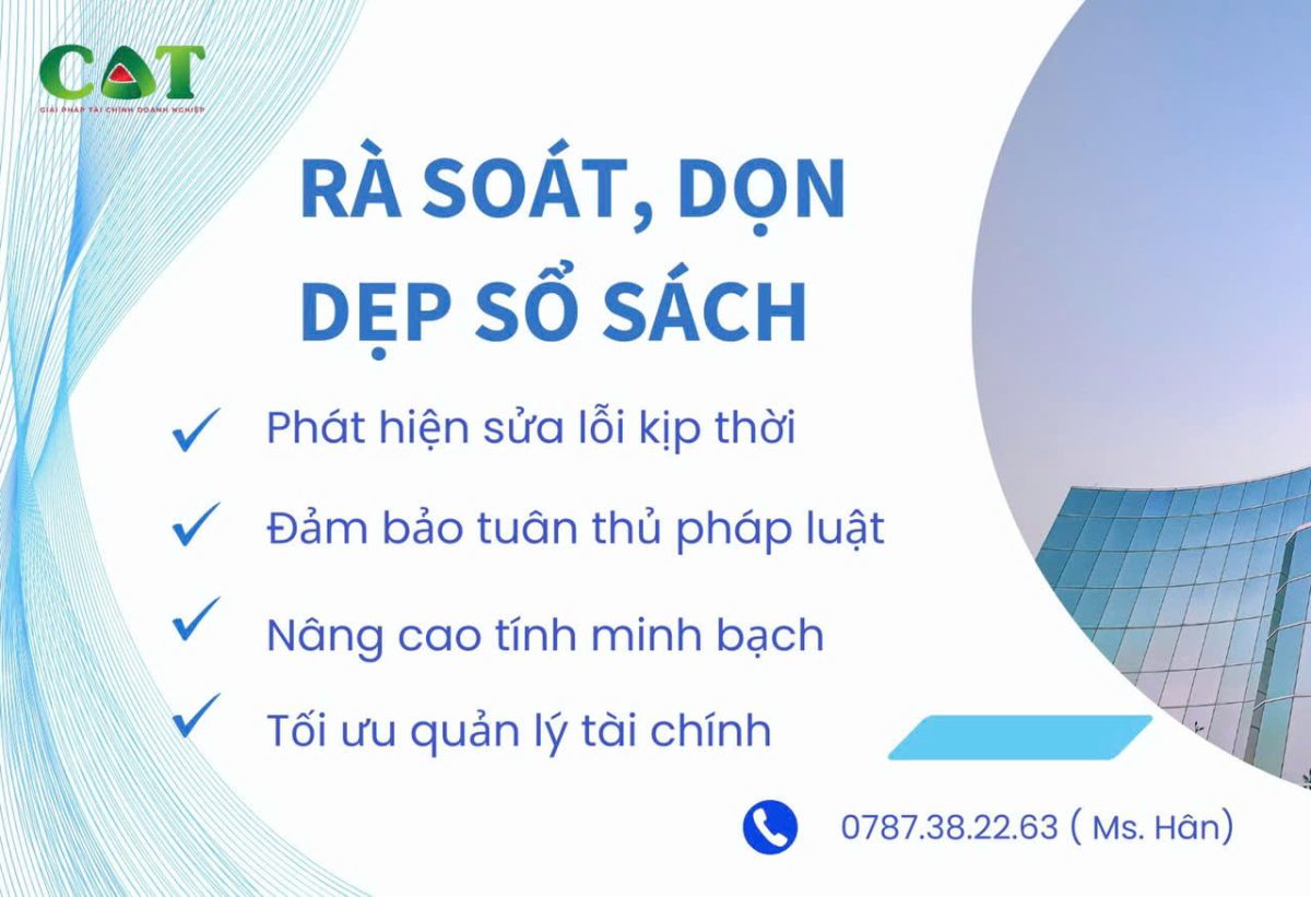 Rà soát, dọn dẹp sổ sách