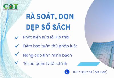 Rà soát, dọn dẹp sổ sách