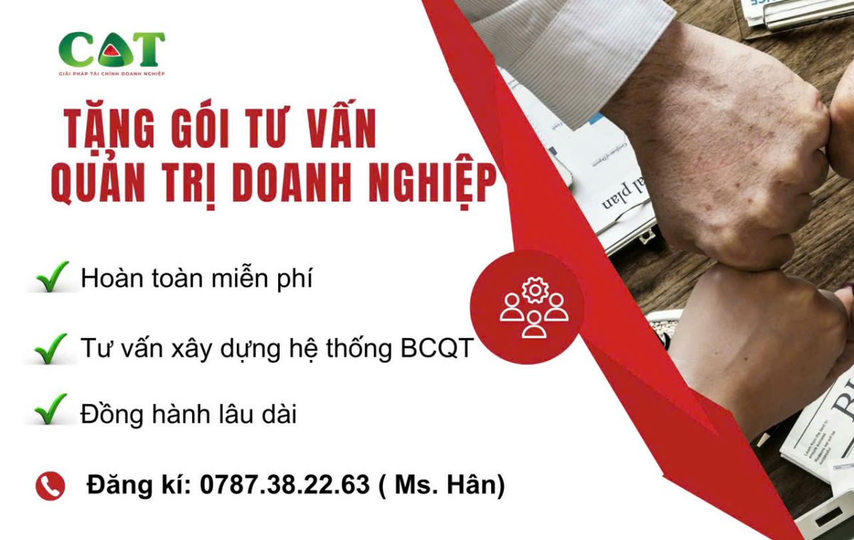 TẶNG GÓI TƯ VẤN QUẢN TRỊ DOANH NGHIỆP