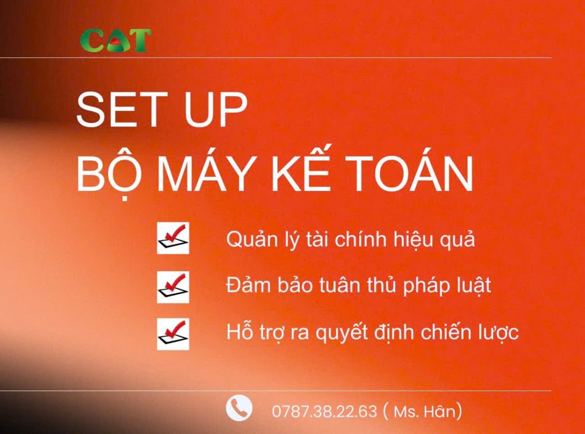 Set up bộ máy kế toán