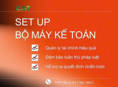 Set up bộ máy kế toán